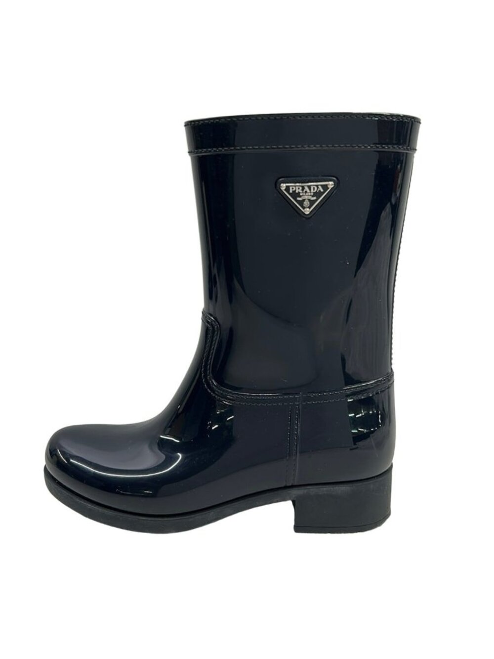 Prada Sport Rain Boots Dark Navy
